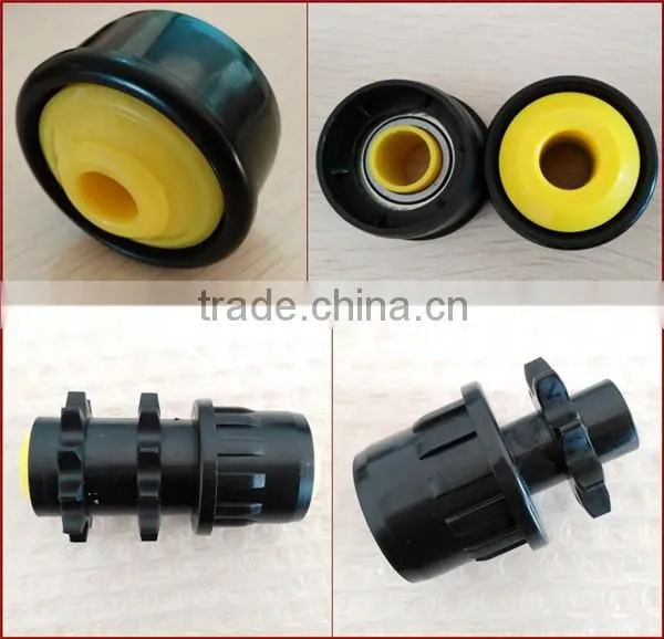 Zinc plated roller end caps for Gravity conveyor rollers
