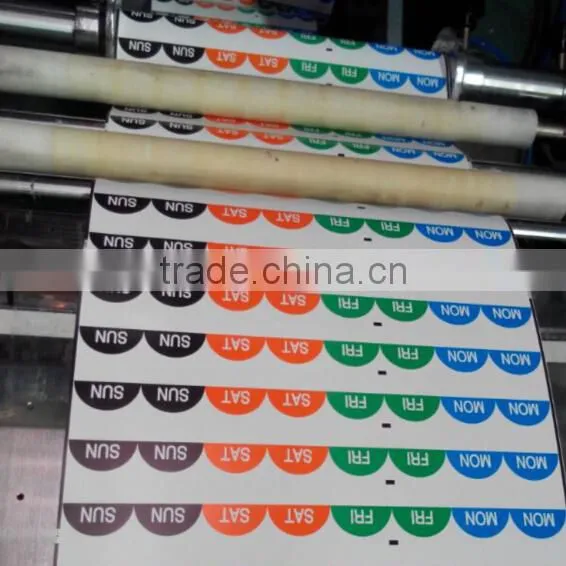 Cheap price Hotel sign sticker label, sticker printing,week label,date label