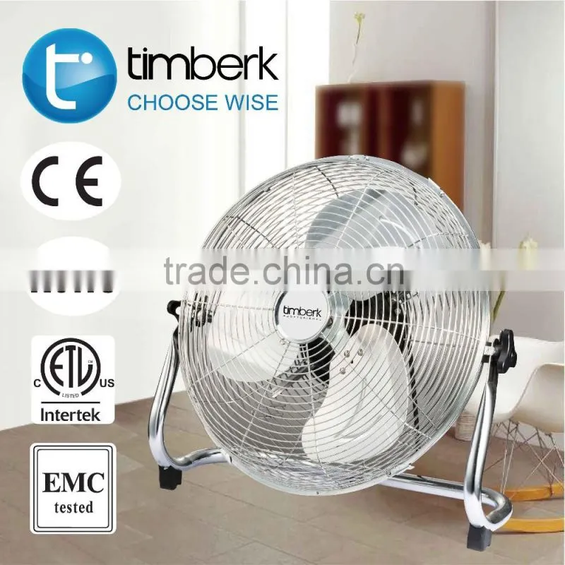 Factory: 12" inch high quality chrome Floor Fan