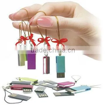 Hot Sell 1GB-32GB USB gadget Mini Pendrive / Swivel usb flash drive wholesale with High Quality usb pen drive