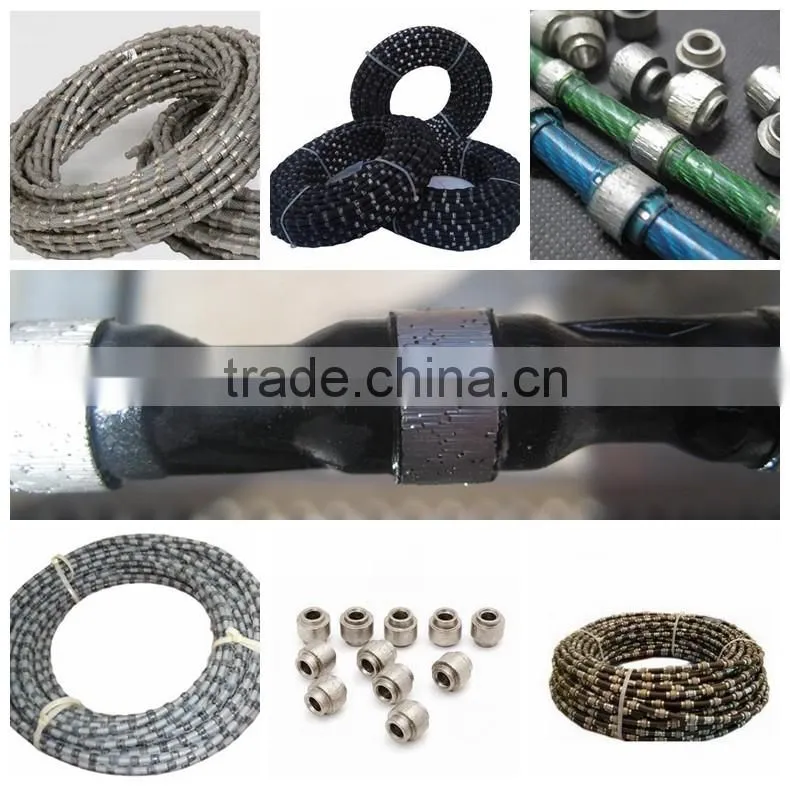 Diamond tool parts spring wire saw for stone cutting
