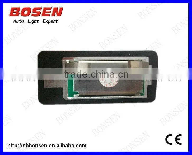 CE certified and resistor built in-side TDI car license plate led lamp