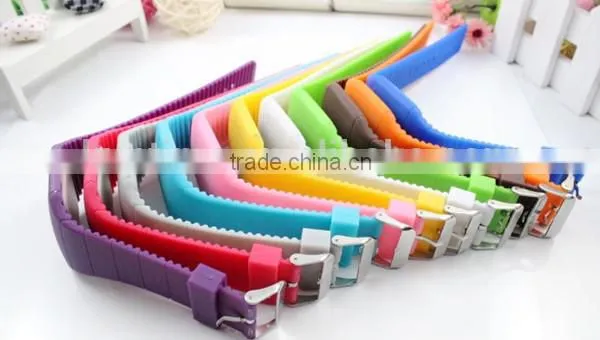 Hot selling vogue LED silicone bracelet watch china alibaba