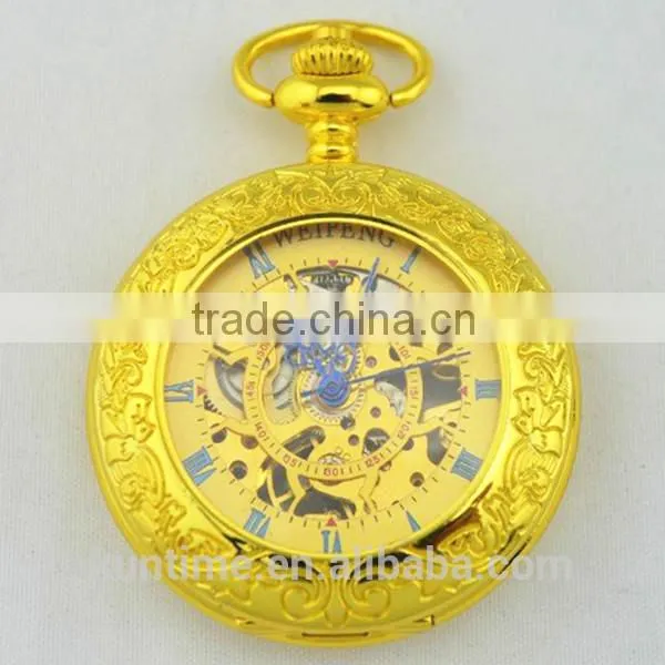 Fashion steampunk pocket watch wholesale alibaba in russian mechanical analog movt