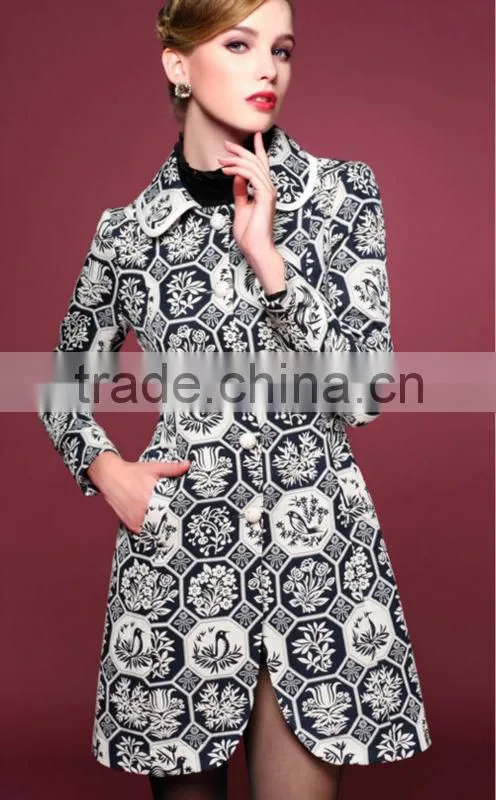 2016 print women coat