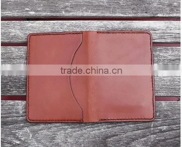 Men leather card case / multiple genuine cowhide leather card holder