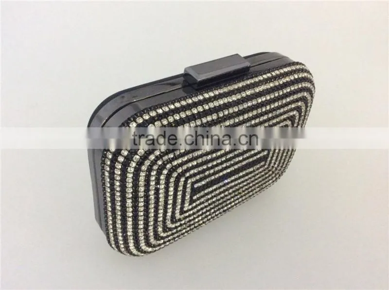 mesh crystal clutch evening bags/women's bags,available in colors