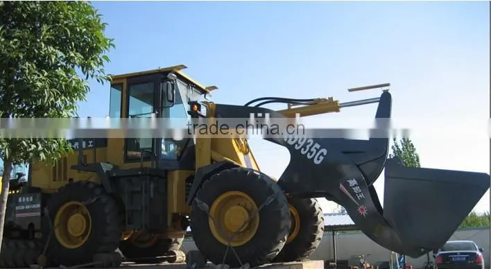 4.5m high dump wheel loader for sale XD935G farm machinery alibaba express china made