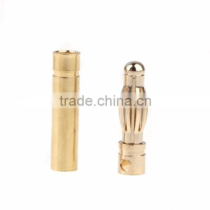 Bullet Banana Plug Connector Male Female for RC Motor ESC Battery Part Gold Plated ARE4