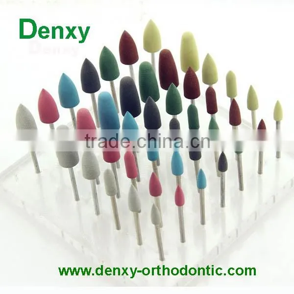 Dental diamond burs diamond grinder dental Silicon Rubber Polishing Burs