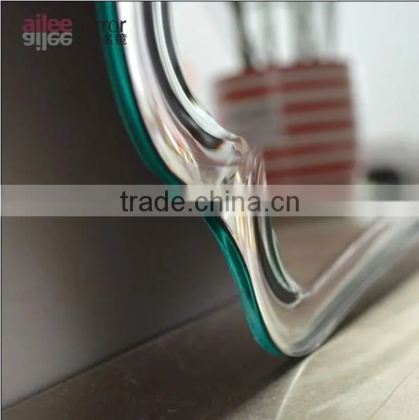 Irregularity cheap silver mirror fancy silver bathroom mirror