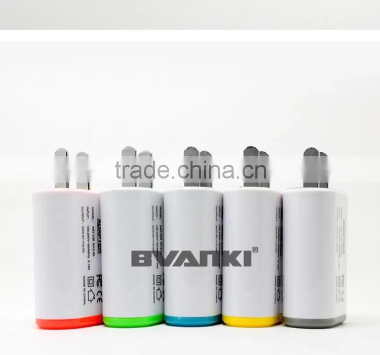 Trending hot products wholesale alibaba cell phone accessories slim usb wall charger for samsung smart charger for mobile phone