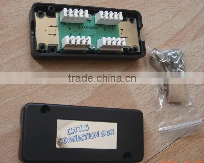 UTP RJ45 cat6 telephone connection box made in china