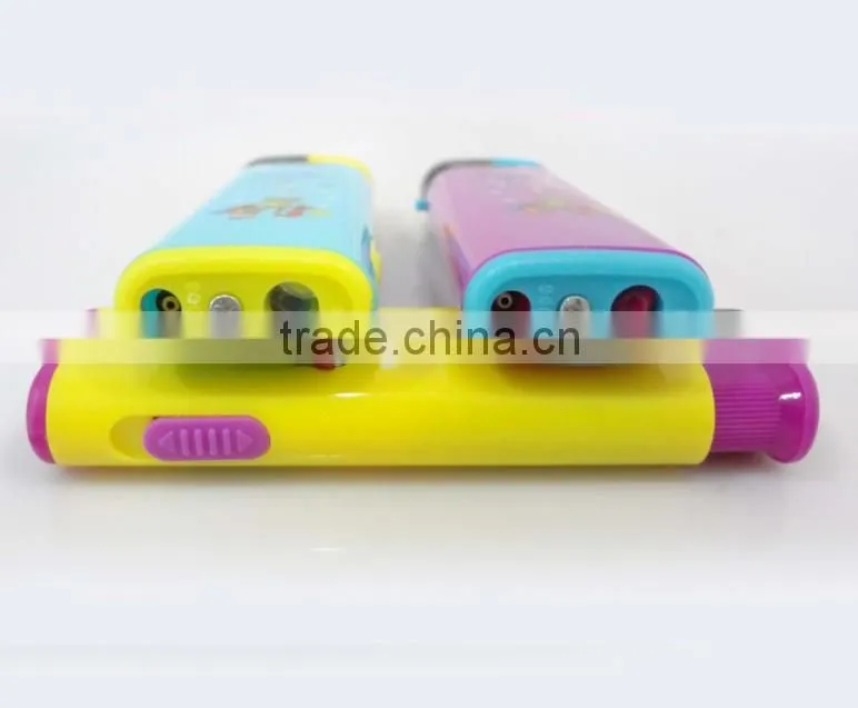2016 new model electric windproof torch cigarette lighter with led light