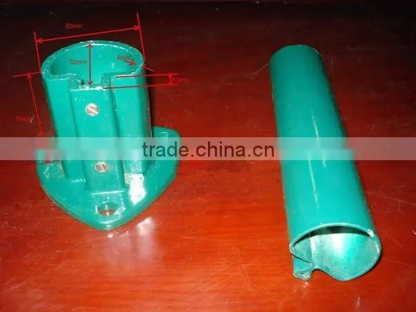 peach shaped post/fence post (factory)
