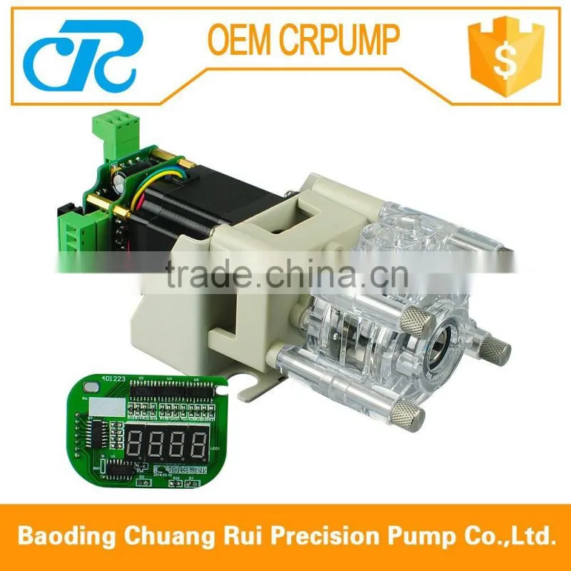 Stepper motor water peristaltic pump