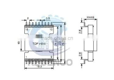 EI-18 50W Planar Transformer