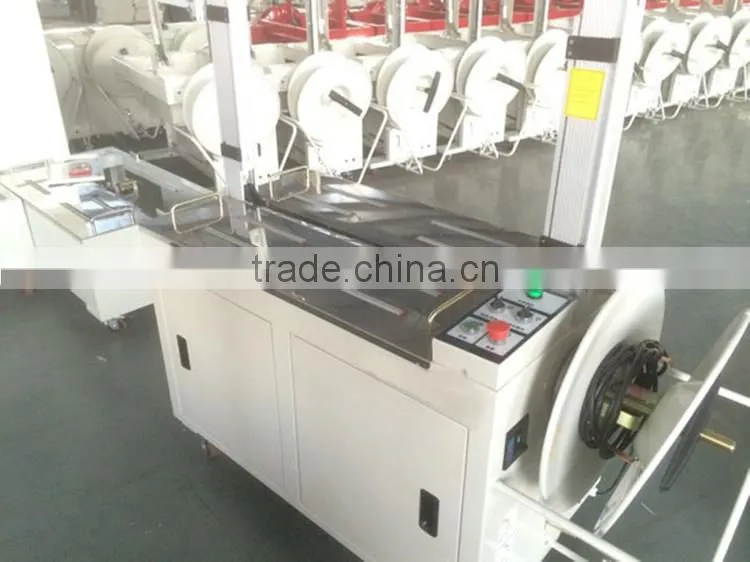 High quality semi- automatic carton pp strapping machine