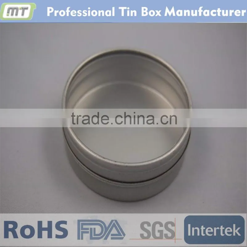 hot sale small round metal can screw top , tin can screw top