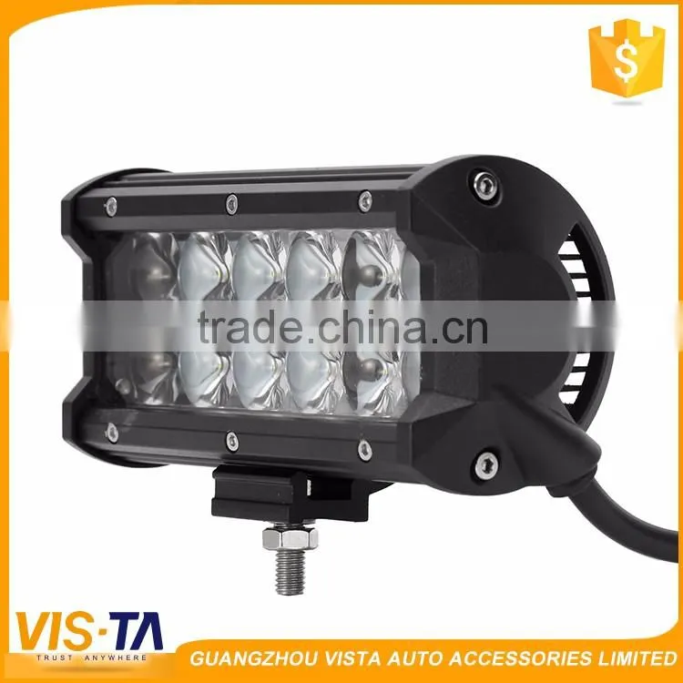 Super quality waterproof offroad 60w flood beam wholesale car curved led light bar