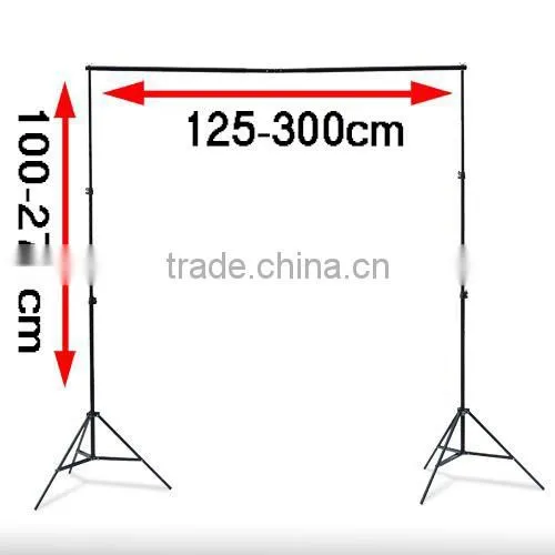 Background stand kit with backdrop 4x3m