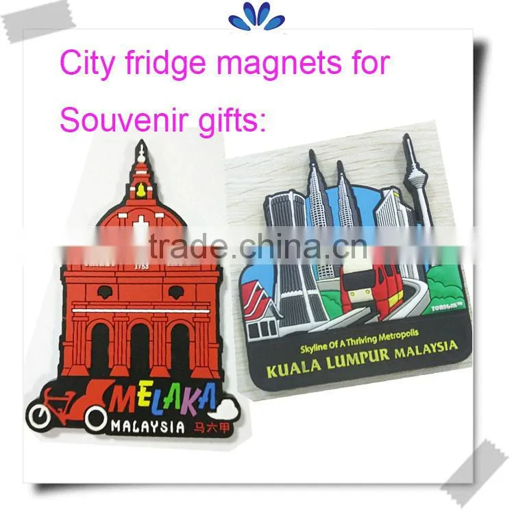 Custom multi-colour 3d fridge magnet,rubber fridge magnets