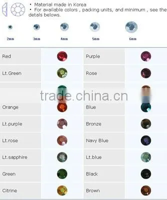 China hot fix rhinestuds factory wholesale