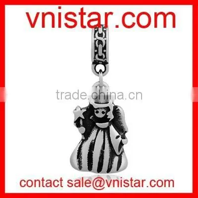 Vnistar stainless steel made Medusa charm pendant for european jewelry making T309P