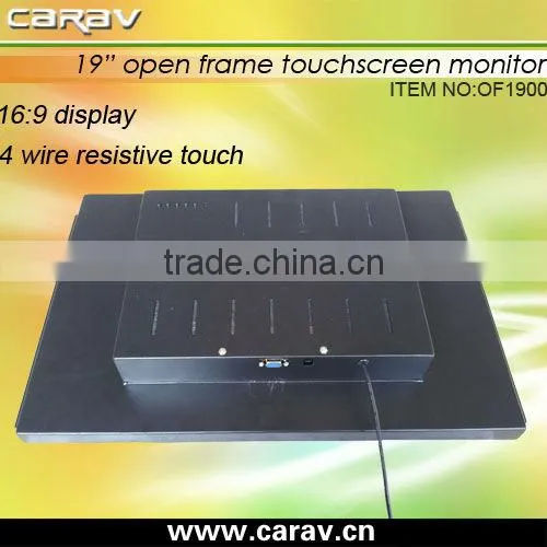 CARAV new product competitive price 12" 15 " 17" & 19" open frame touch screen monitor