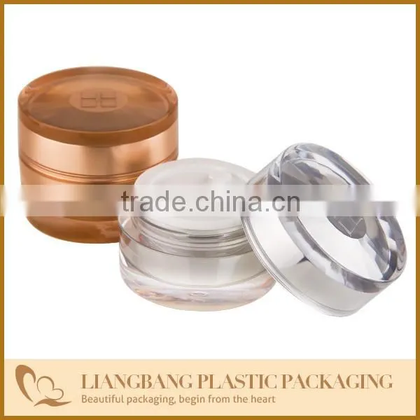 2015 nice cap with shining series jar cosmetic packaging