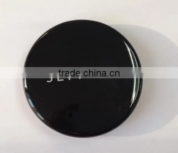 double side round cosmetic mirror with logo printing