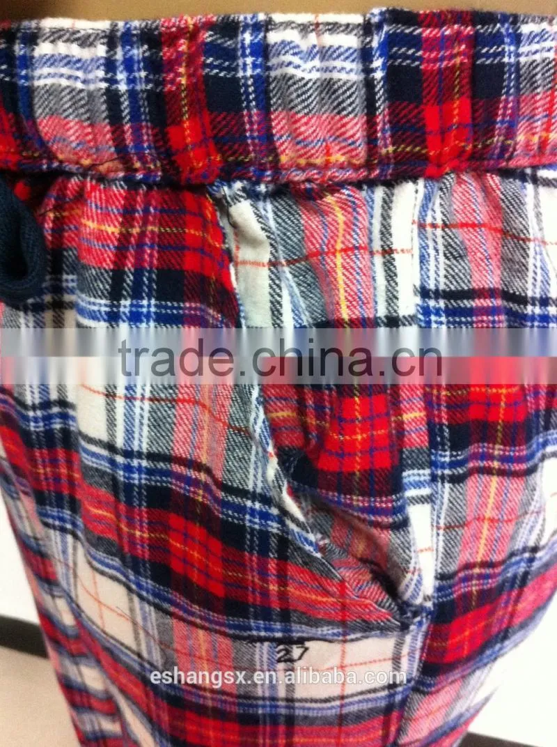 Ladies cotton checkered pyjama harem pants