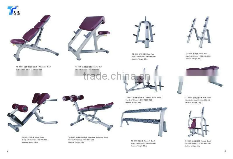 Weight Plate Tree / Plate Tree TZ-6028 CE Approved Commercial Fitness Equipment