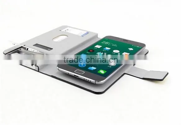 New arrival Shenzhen factory own design 2500mAH power bank leather case for mobile phone