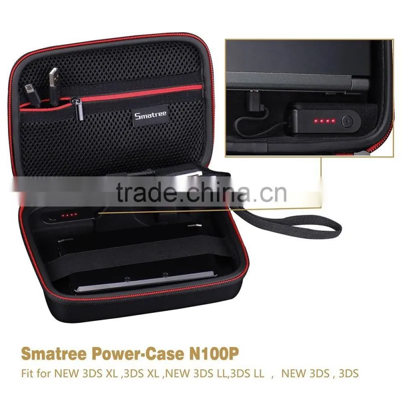 Smatree N100P Power Case for Nintendo Video Game Consoles with Built-in Power Bank for Nintendo New 3DS