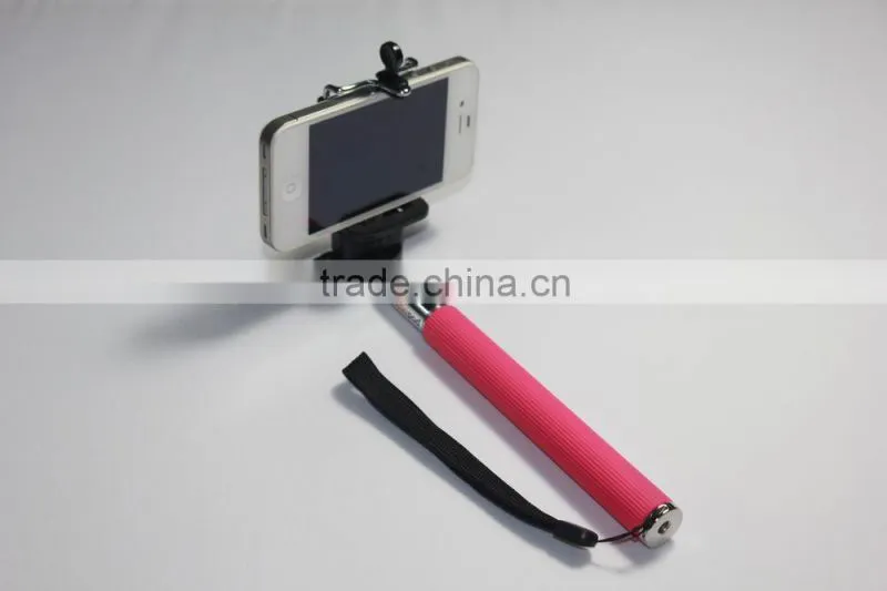 2014 new product bluetooth self timer pole Extendable Handheld bluetooth self timer pole in China Alibaba