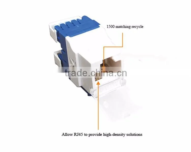 Original Cat6 Utp Cat6e Indoor Keystone Jack