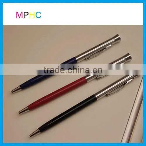 Promotional Thin Metal Cross Ballpoint Pens in twist action