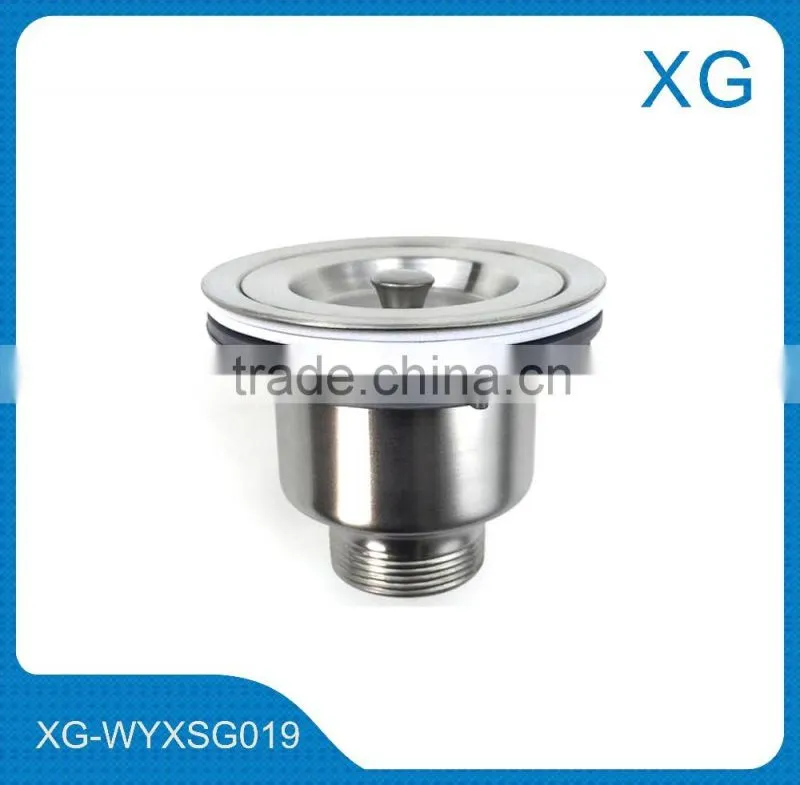 Posh down pop up stainless steel kitchen sink drainer/cheap price washbasin drainer/brass sink drainer/kitchen sink with drainer