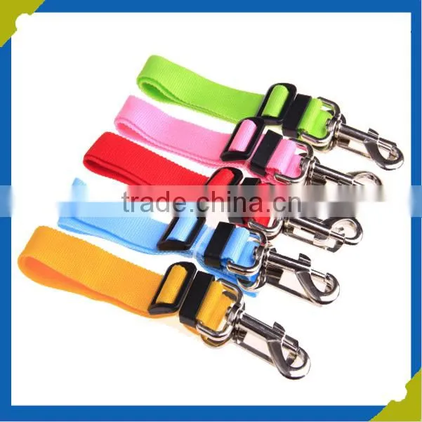 New Pure Color Adjustable Band Car Vehicle Safety Seat Belt Buckle Cat Dogs Pet