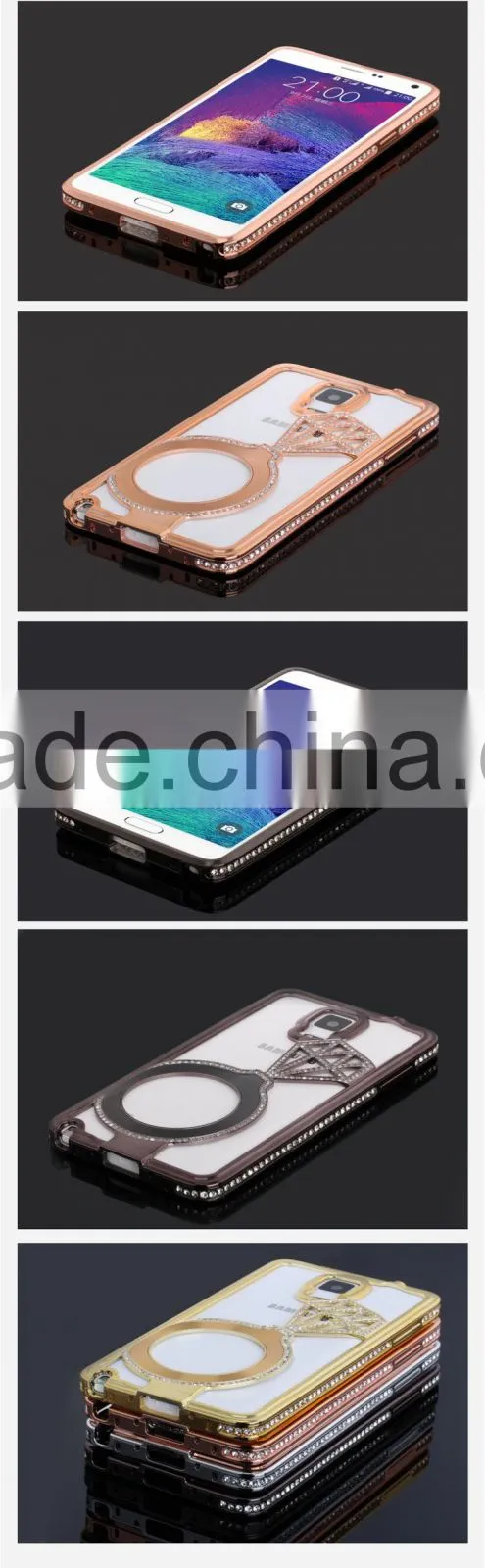 Manufacturer Supply Metal Phone Case for Samsung Note 4