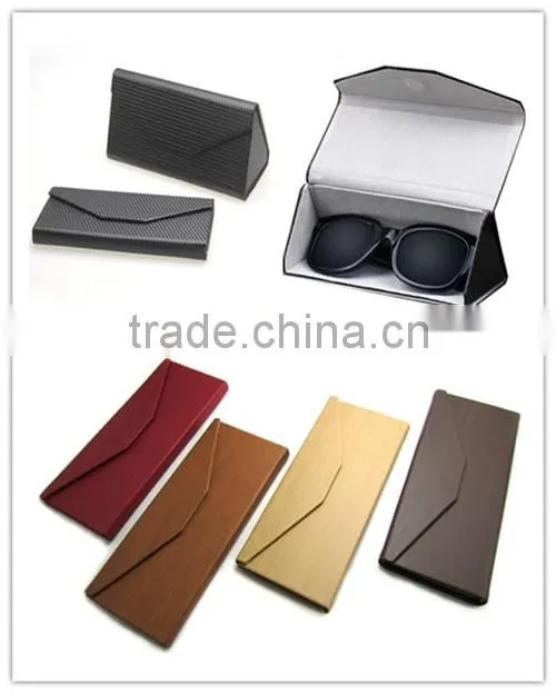 PU Leather Folding Glasses Handmade eyeglasses Case