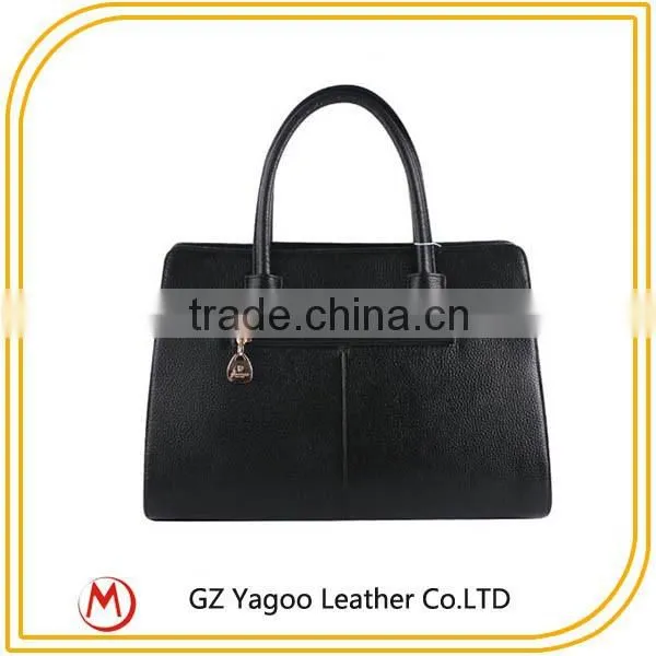 wholesale women popular fashion leather handbags with short and long srap