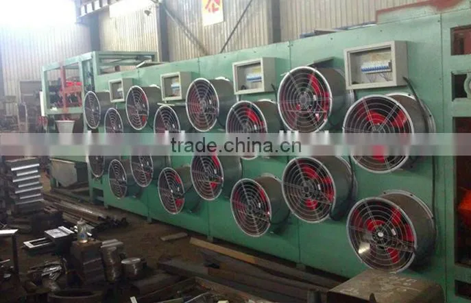 High Efficiency 16-32 Fan Wind Cooling or Water Cooling Rubber Film Cooling Machine