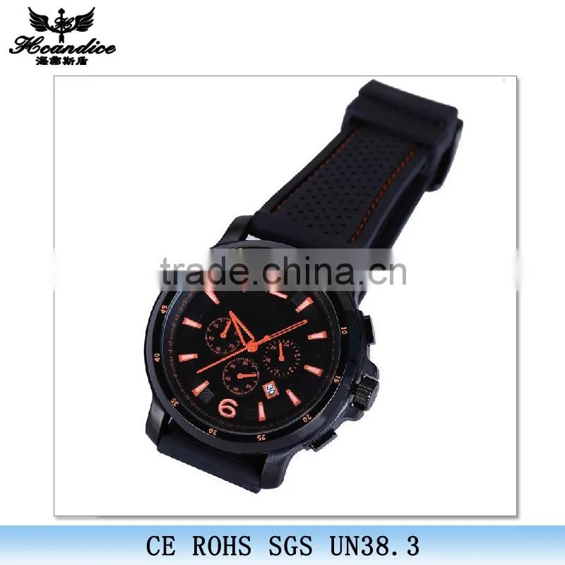 YY-008 Western Custom Logo Big Watch Face Silicone Watch Design Your Own