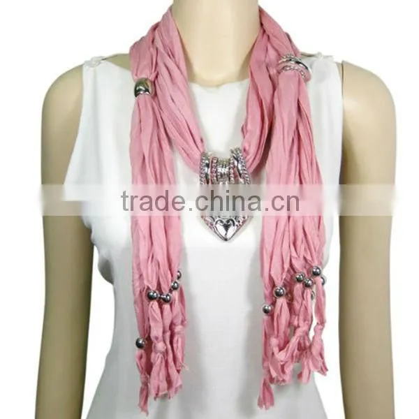 Fashion Lovely owl pendant hot sell yiwu charm scarf jewelry