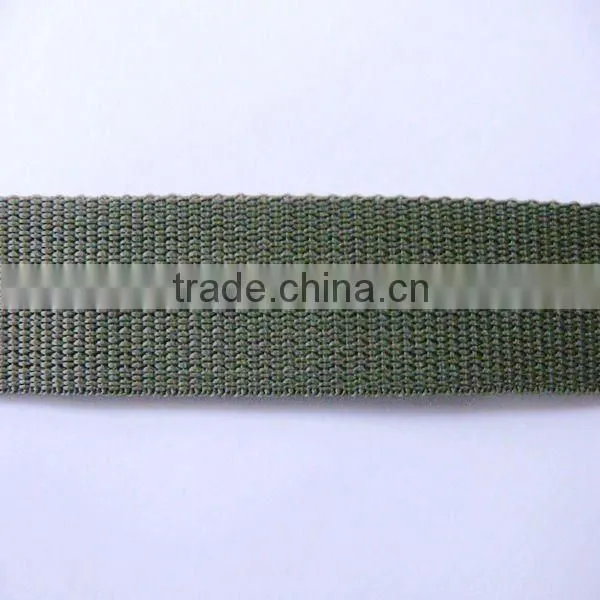 25mm olivegreen polypropylene webbing strap for luggages