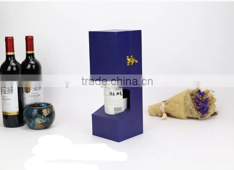 Stamping,Embossing,Glossy Lamination,Varnishing,UV Coating Printing Handling red wine box