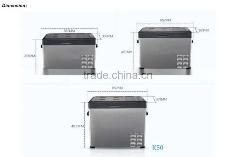 DC 12V 24V small portable mini freezer refrigerator fridge