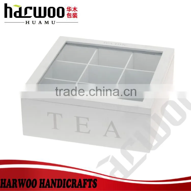 paulownia wood tea box,tea box with compartments,all kinds of tea boxes